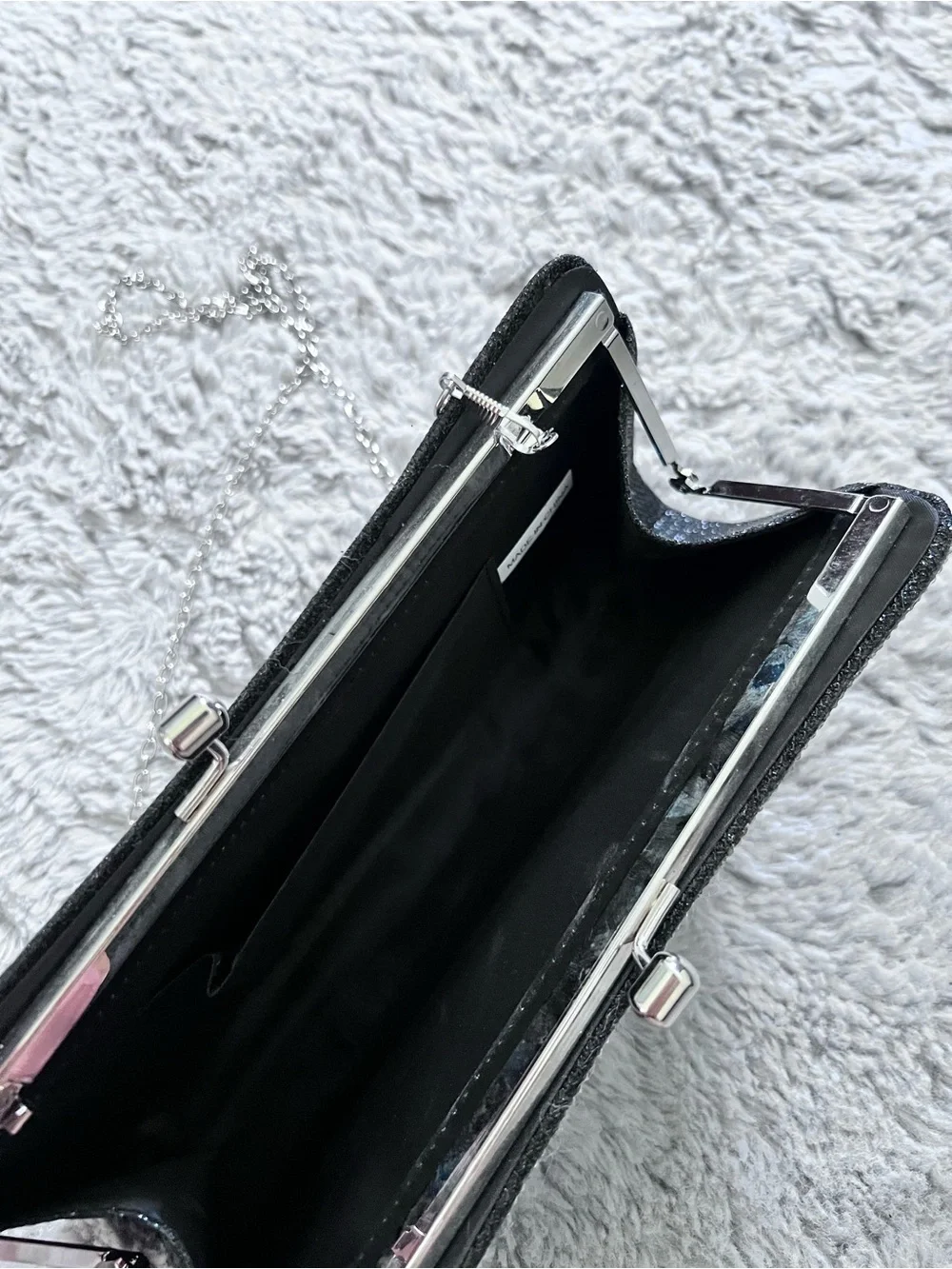 Formal Black Clutch Bag